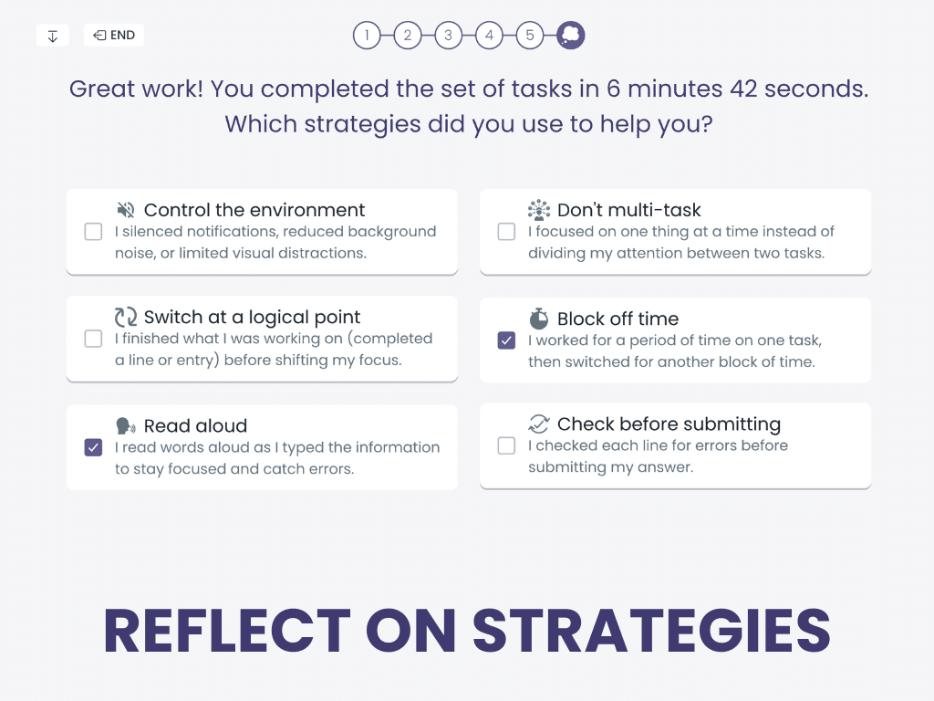 alternating attention tasks speech therapy