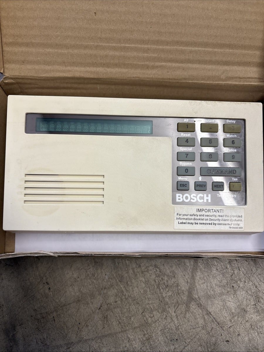 radionics d620 keypad