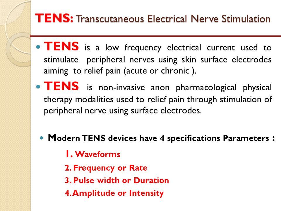 What Is TENS Therapy Frequency? 4 tens therapy frequency