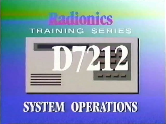 radionics 7212 user manual