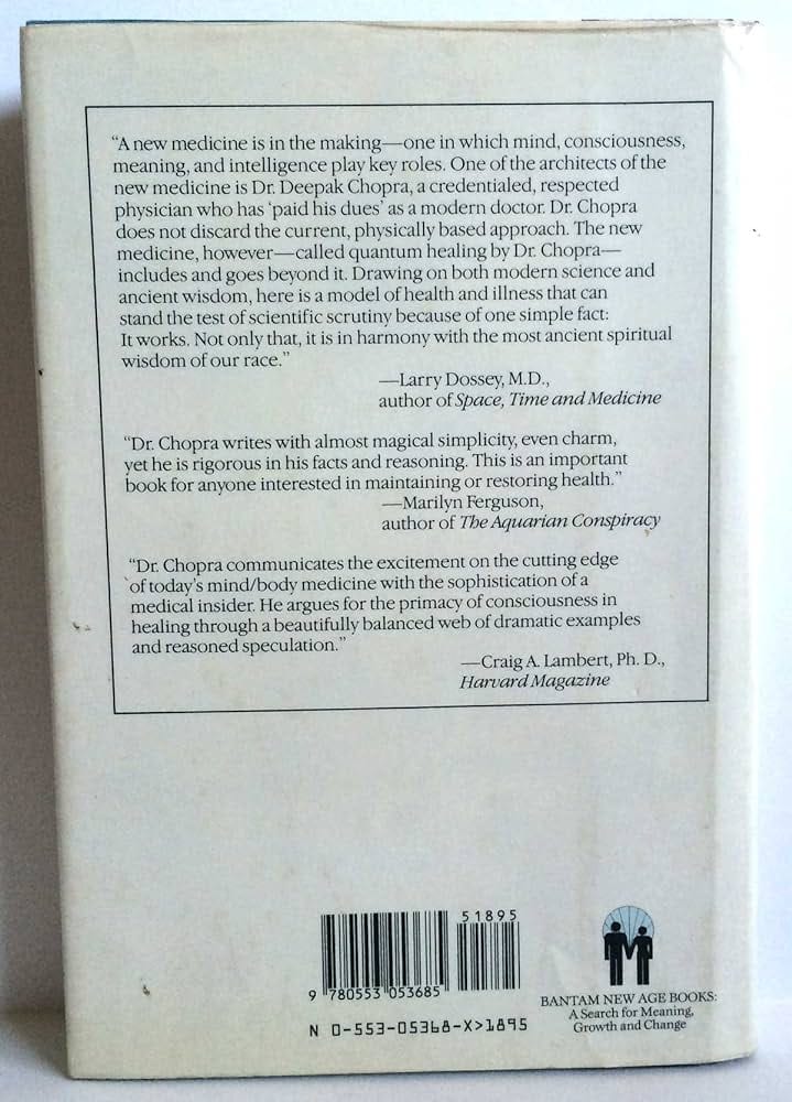quantum healing author deepak crossword