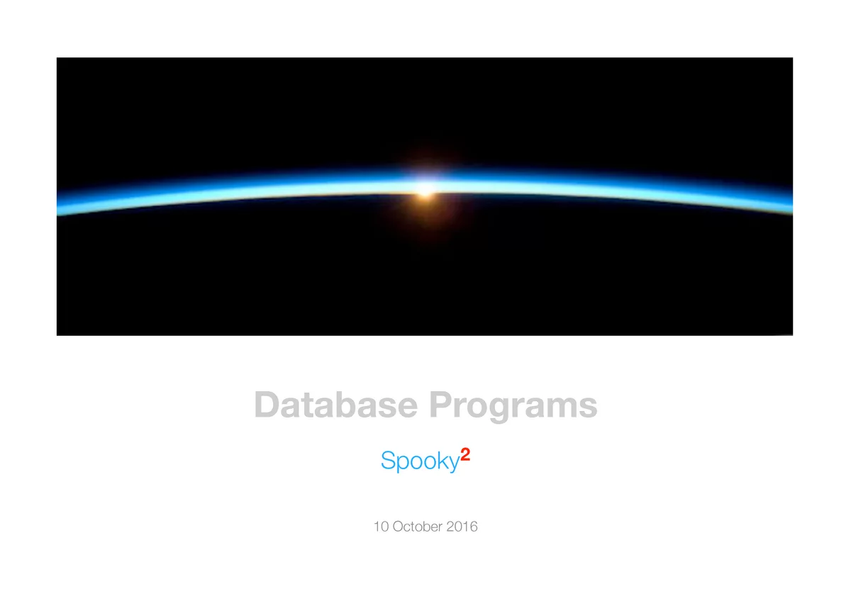 spooky2 database