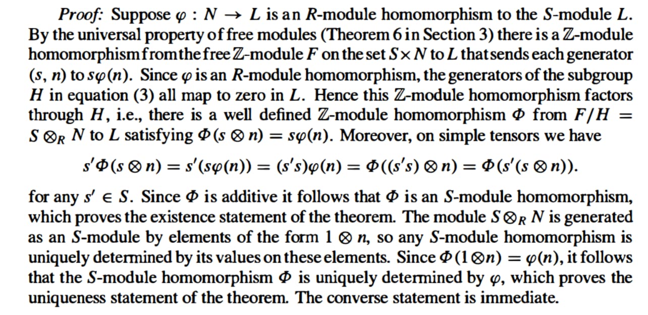 The Definition of a Tensor Product of Vector Spaces and Polynomial Rings 1 tensor product of polynomial rings