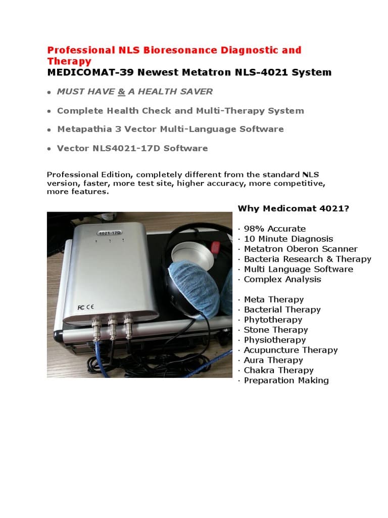 Metatron Bioresonance - Explore the Health of Your Body Organs and Systems in Just Minutes 1 metatron bioresonance