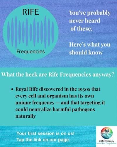 What is Rife Frequency Healing? 2 royal rife therapy