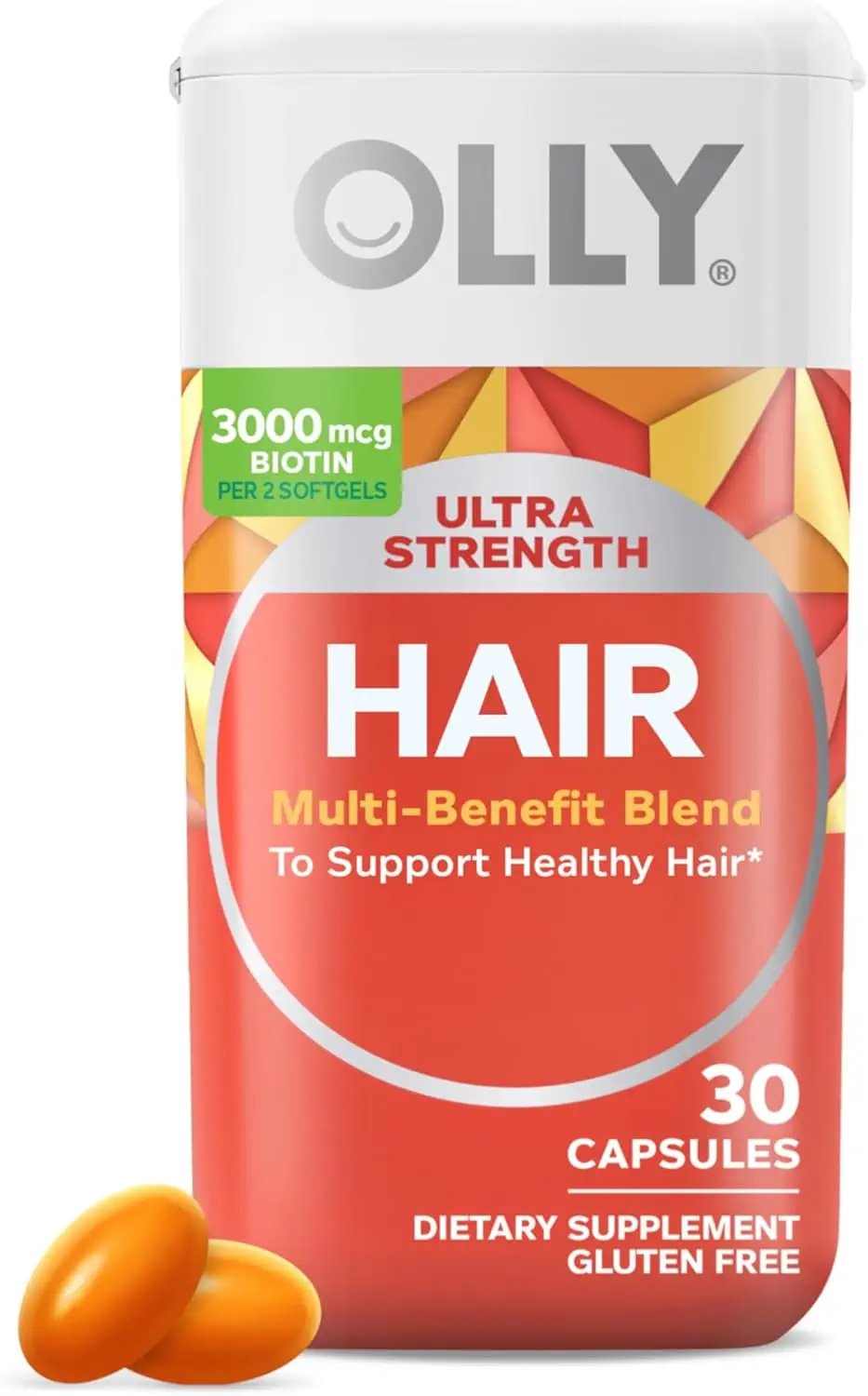 OLLY Ultra Strength Hair Softgels