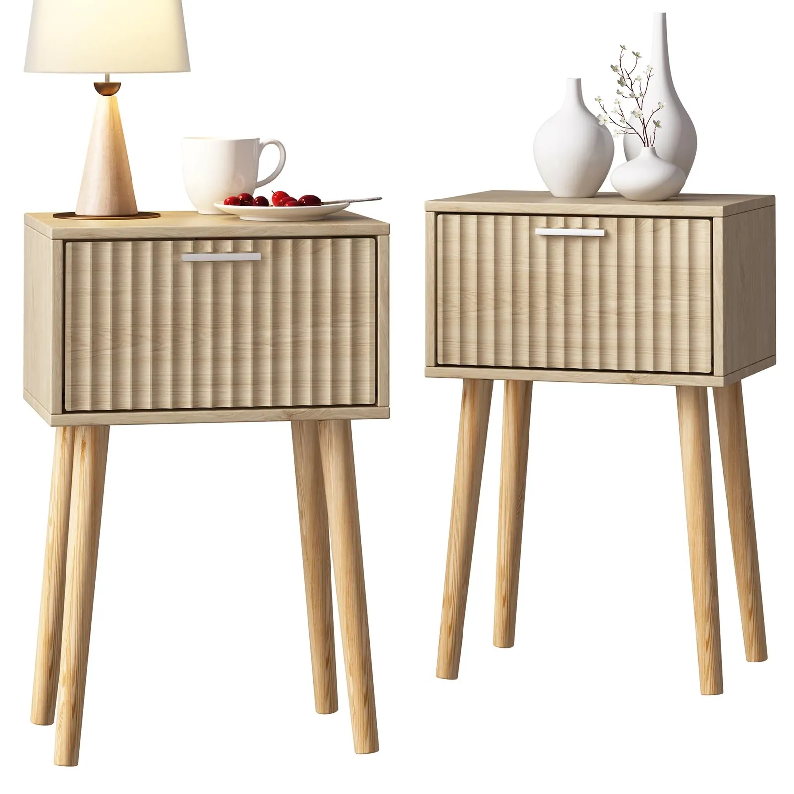 LAATOOREE Nightstands Set of 2