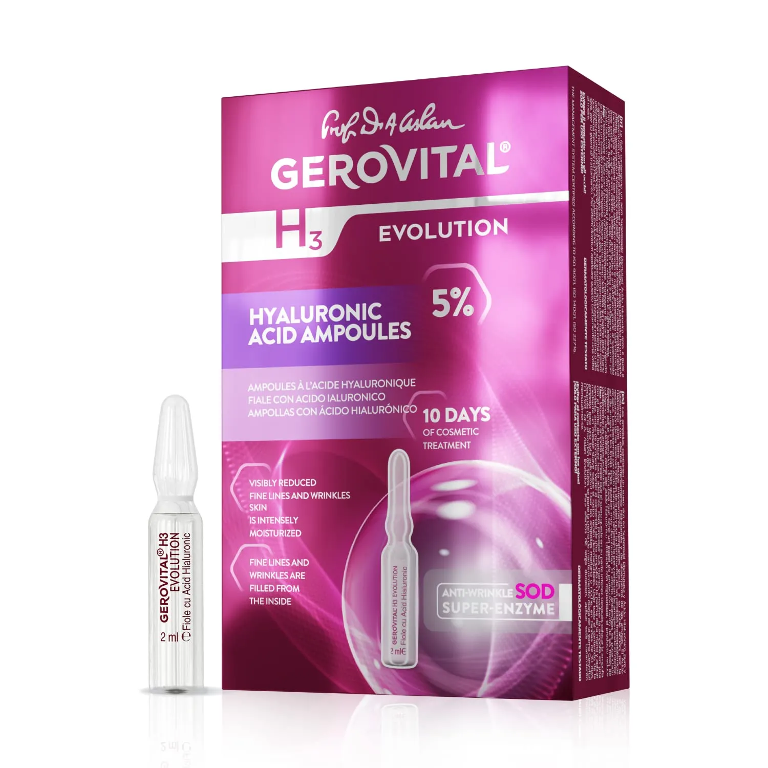 GEROVITAL EVOLUTION Hyaluronic Acid Serum for Face