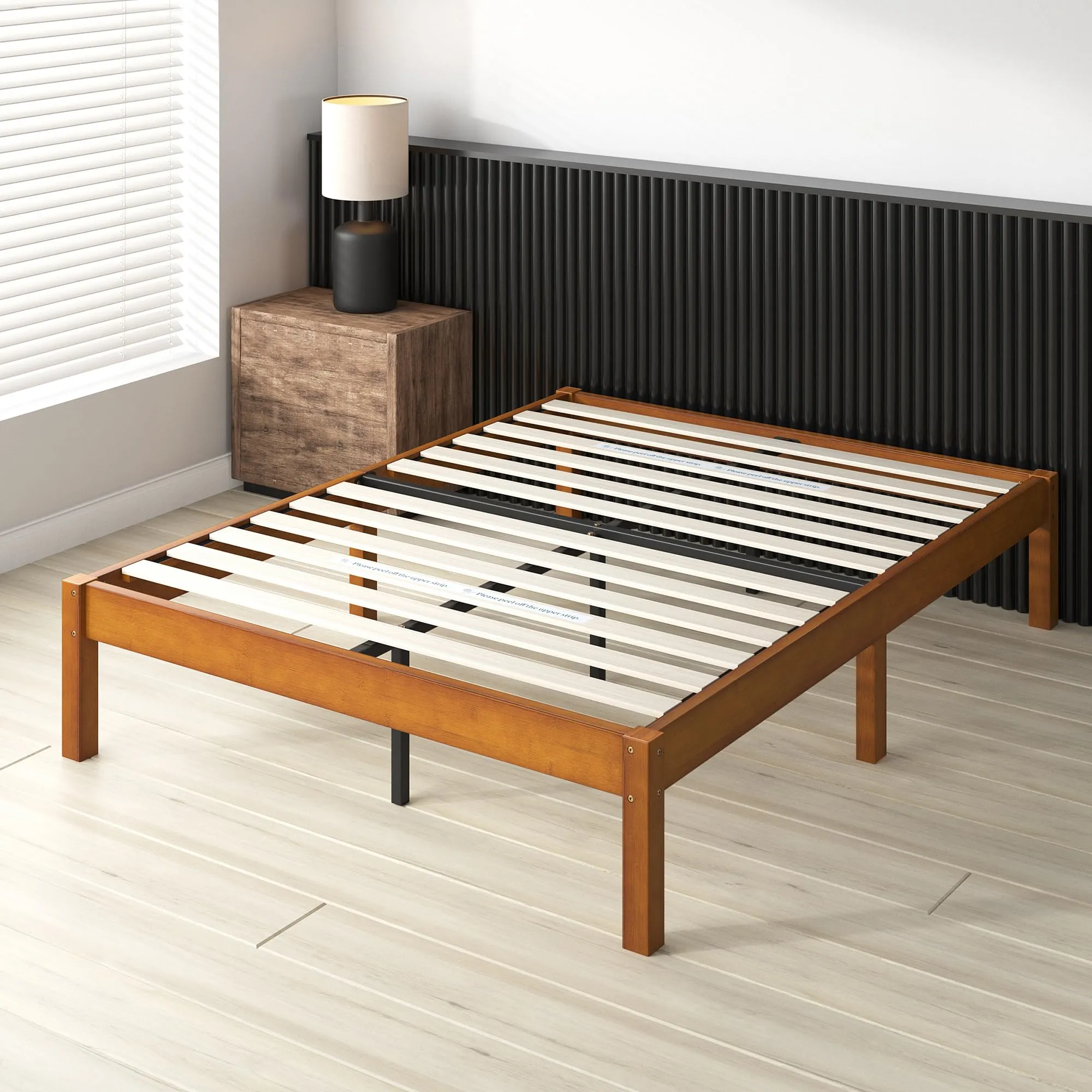 ZINUS Ellie 14 Inch Queen Bamboo Platform Bed Frame