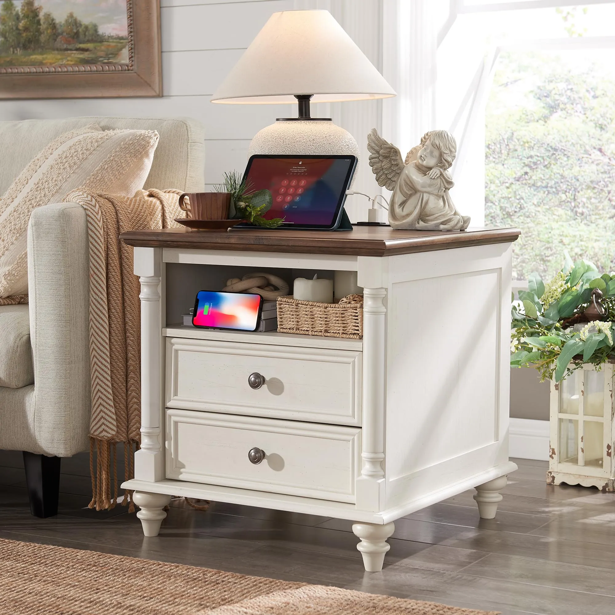 T4TREAM 24'' Farmhouse End Table
