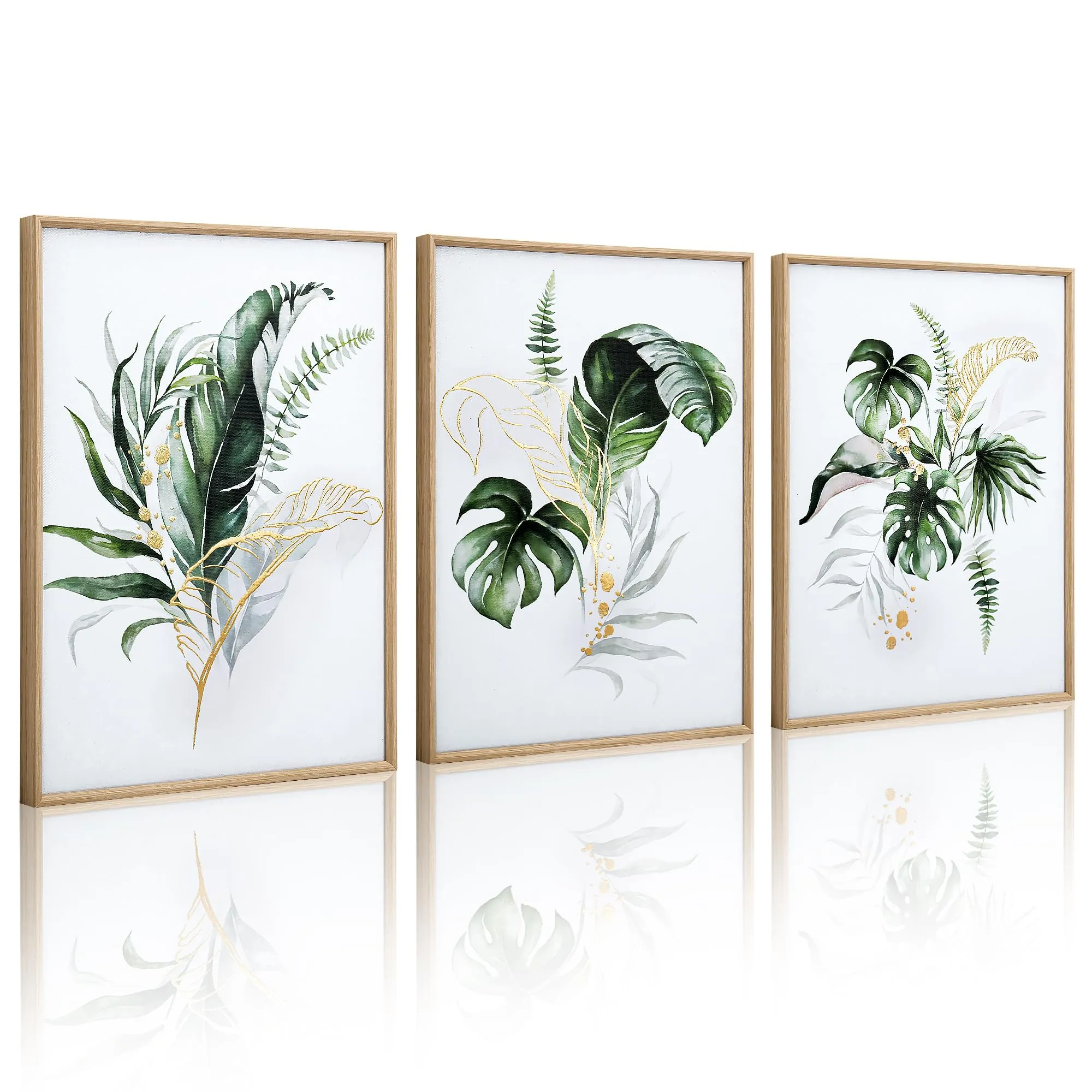 ArtbyHannah Framed Bathroom Canvas Wall Art