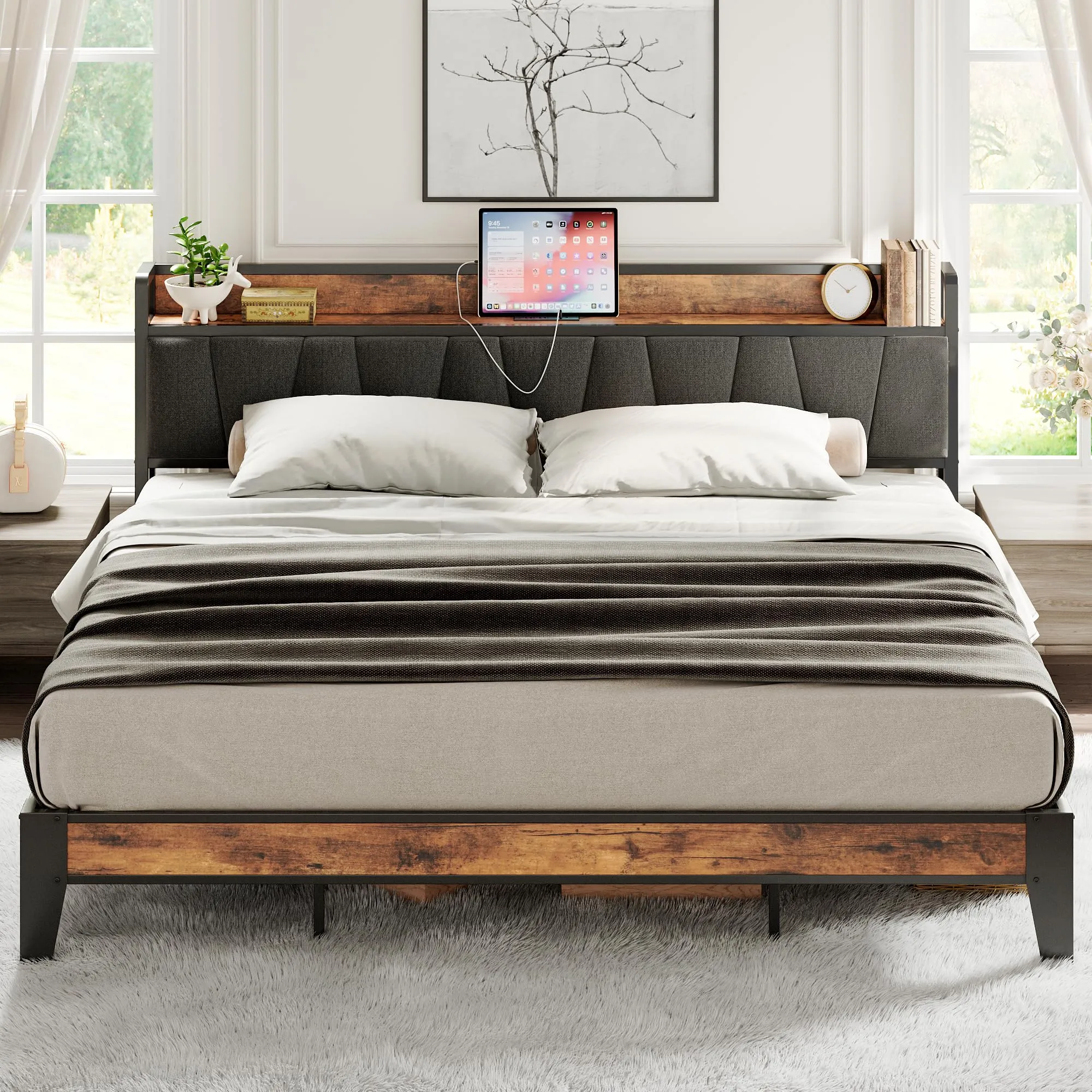 LIKIMIO King Size Bed Frame